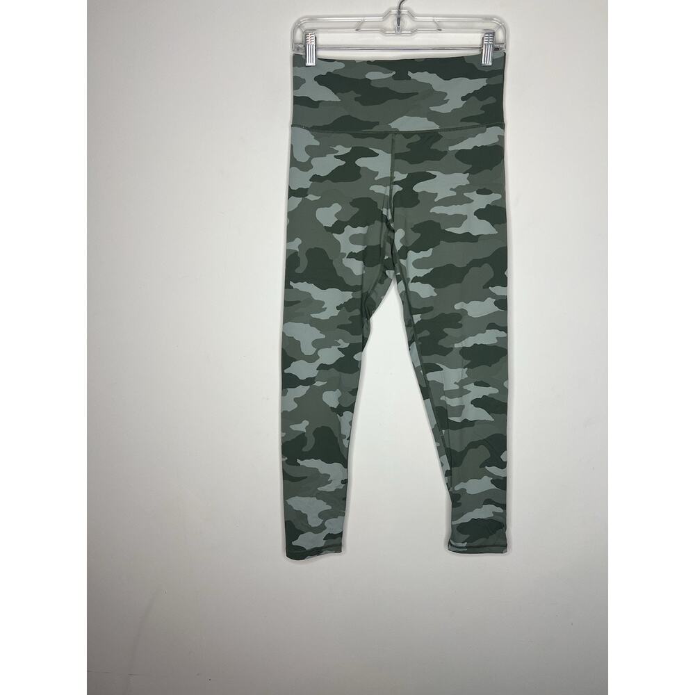 Aerie Womens Chill Play Move Leggings Camo Large Ankle High Rise Athleisure